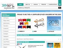 Tablet Screenshot of nupromoline.com